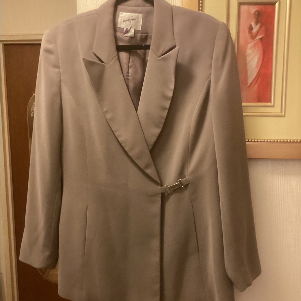 Jaclyn Ferrar Tan Jacket SZ 12, $17.
